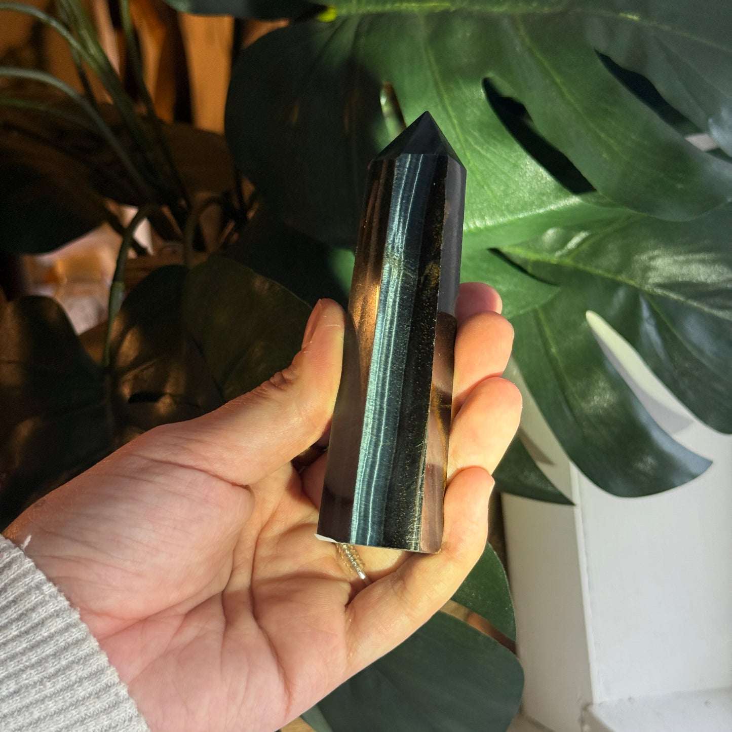 Blue Tigers Eye Tower