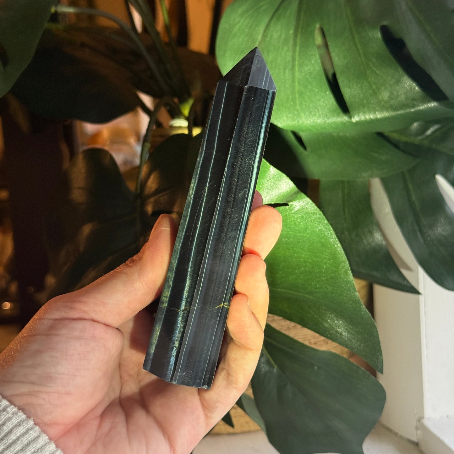 Blue Tigers Eye Tower