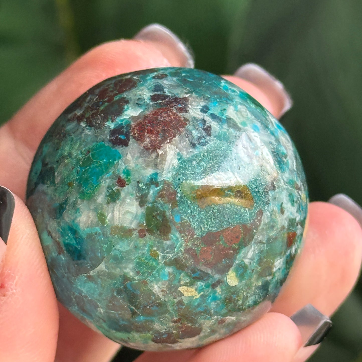 Chrysocolla Sphere
