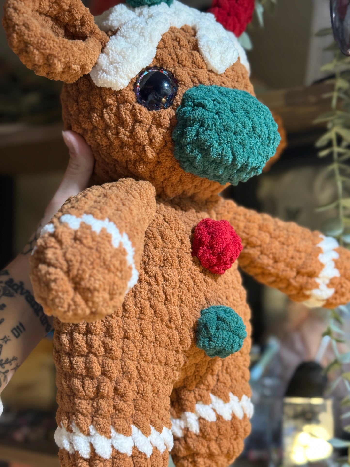 Gingerbread Crochet Cow