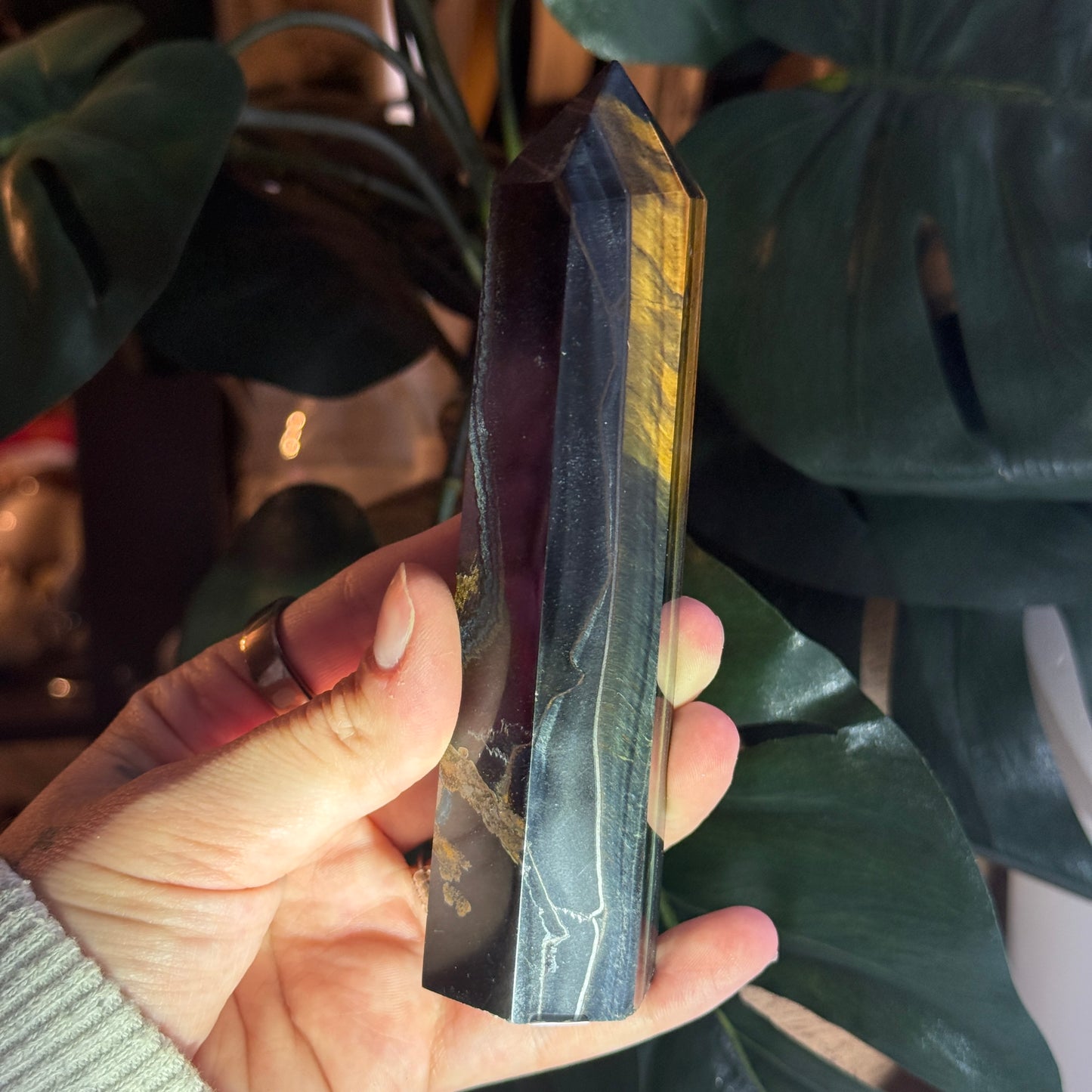 Blue Tigers Eye Tower