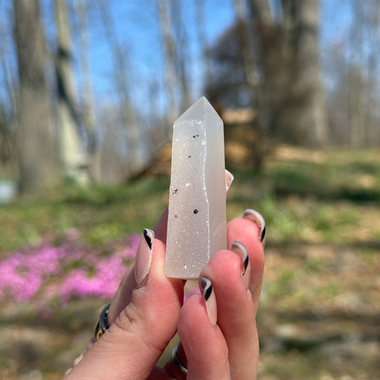 Druzy Agate Tower