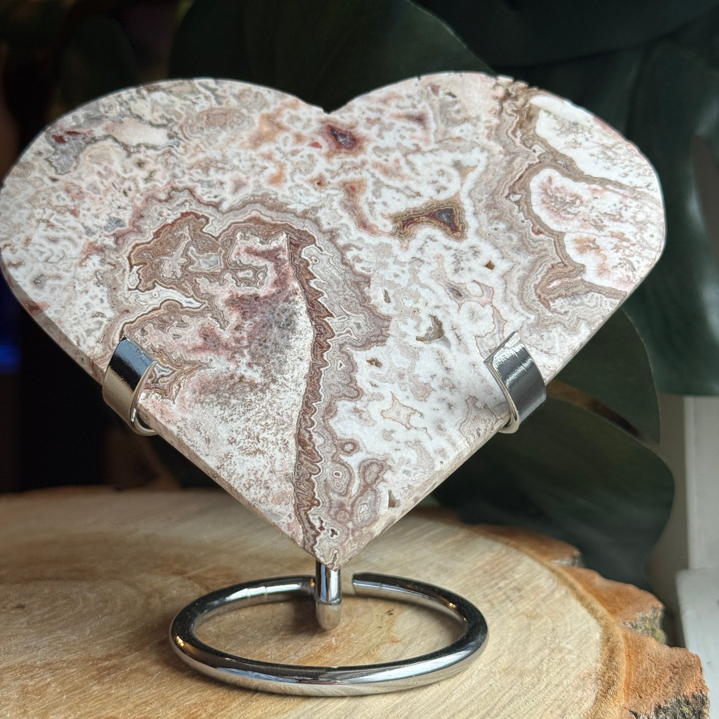 Crazy Lace Agate Heart ♥️