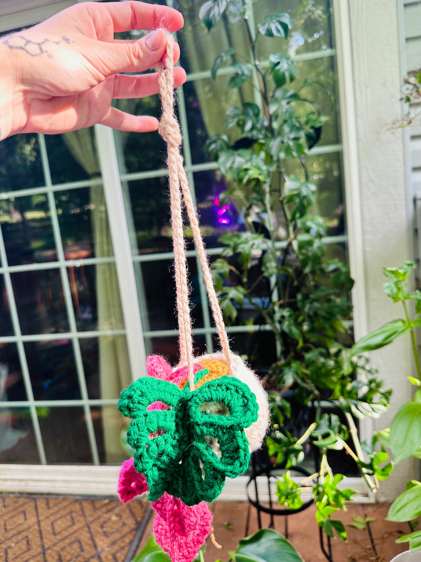 Crochet Hanging Plant