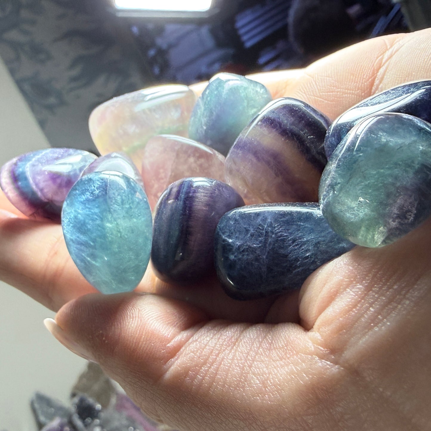 Fluorite Tumble