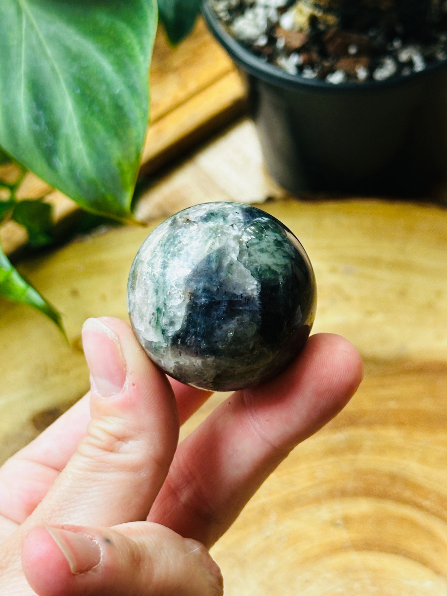 Iolite Sphere