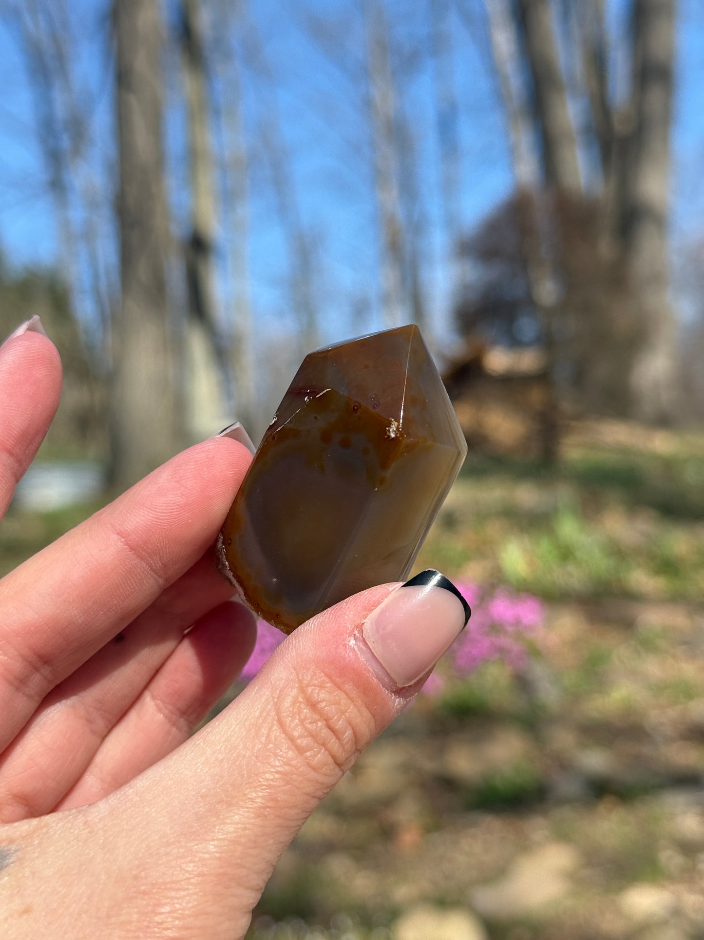 Druzy Agate Tower