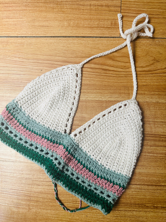 Crochet Bralette Size Medium