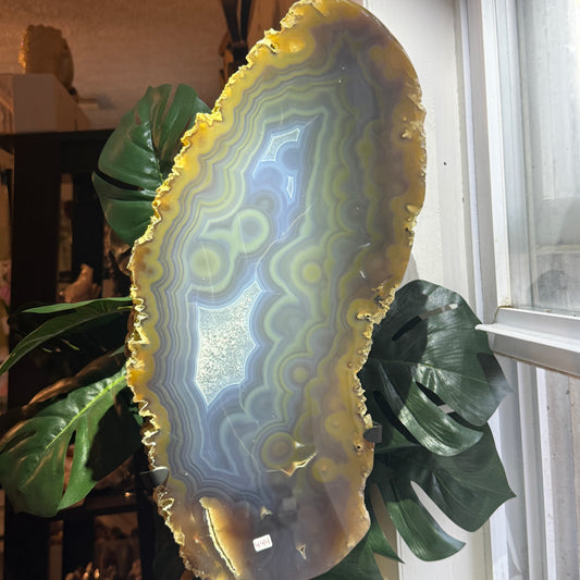 Agate on Stand - XL Statement Piece 14lbs