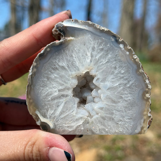 Druzy Agate Cut Base