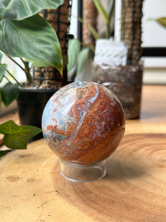 Ocean Jasper Sphere