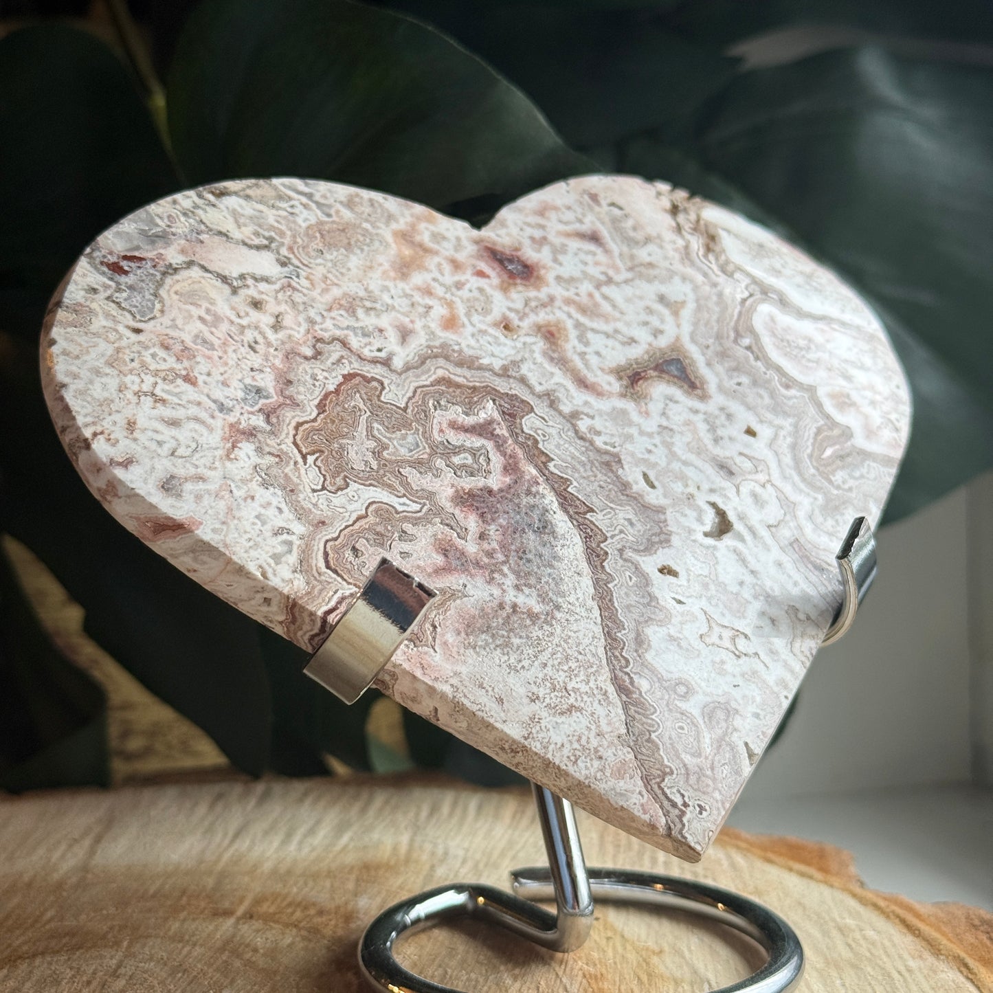 Crazy Lace Agate Heart ♥️