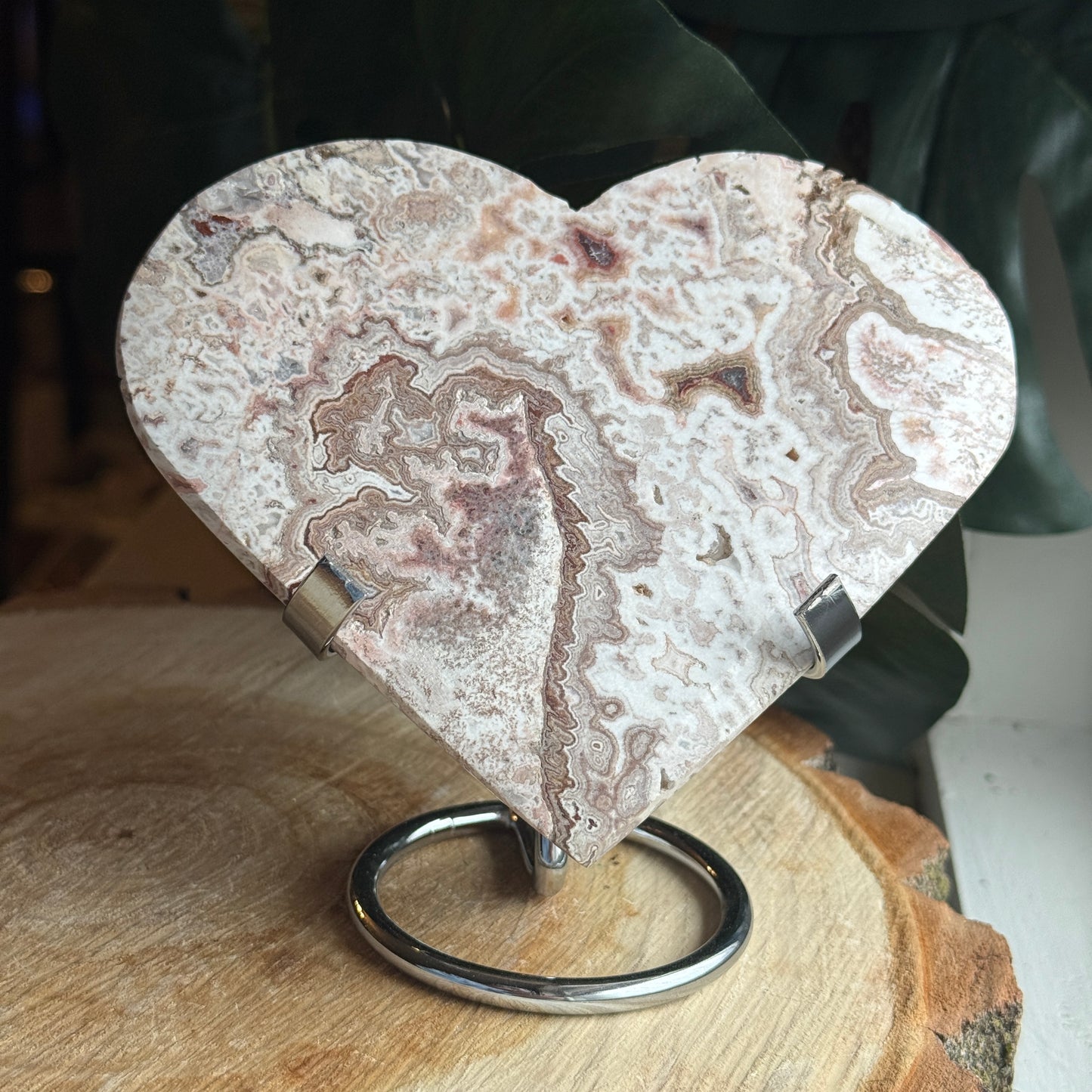 Crazy Lace Agate Heart ♥️