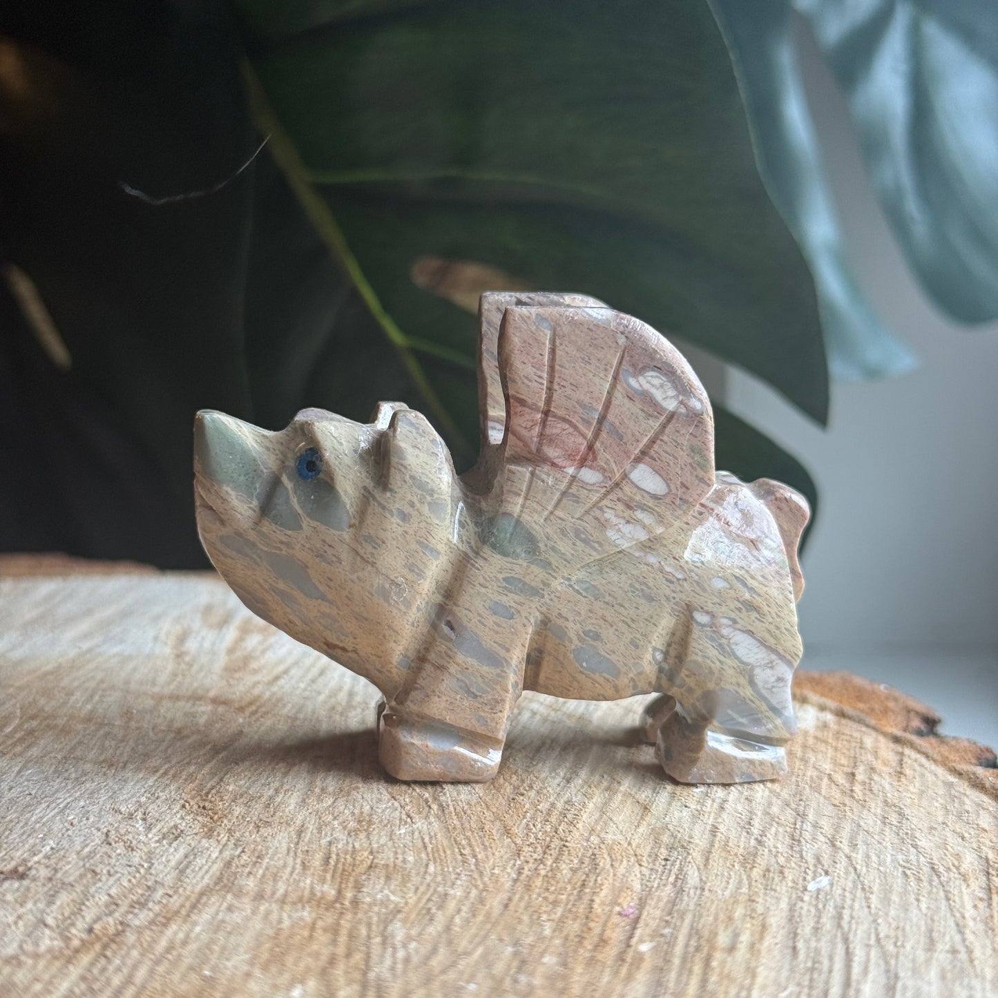 Flying Pig Soap Stone Carving C