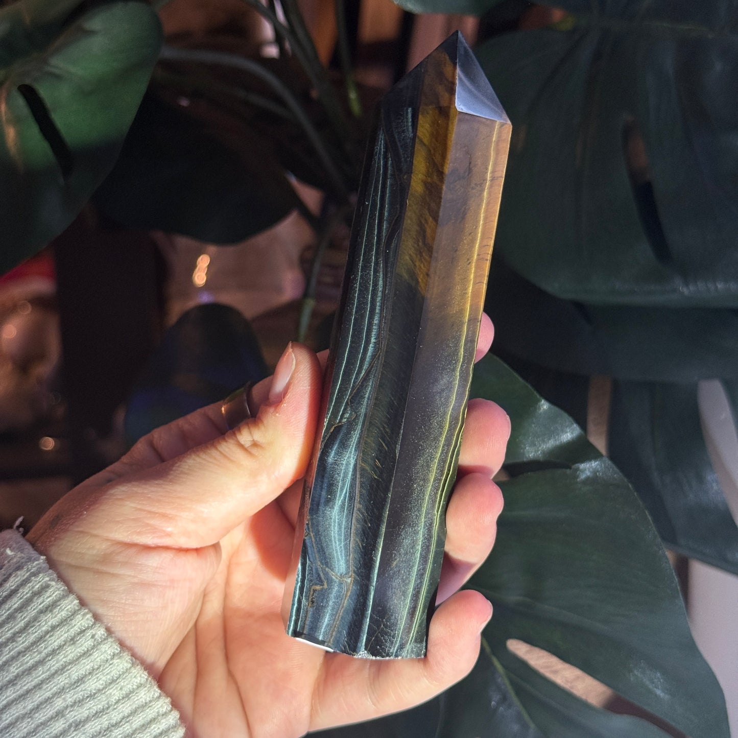 Blue Tigers Eye Tower