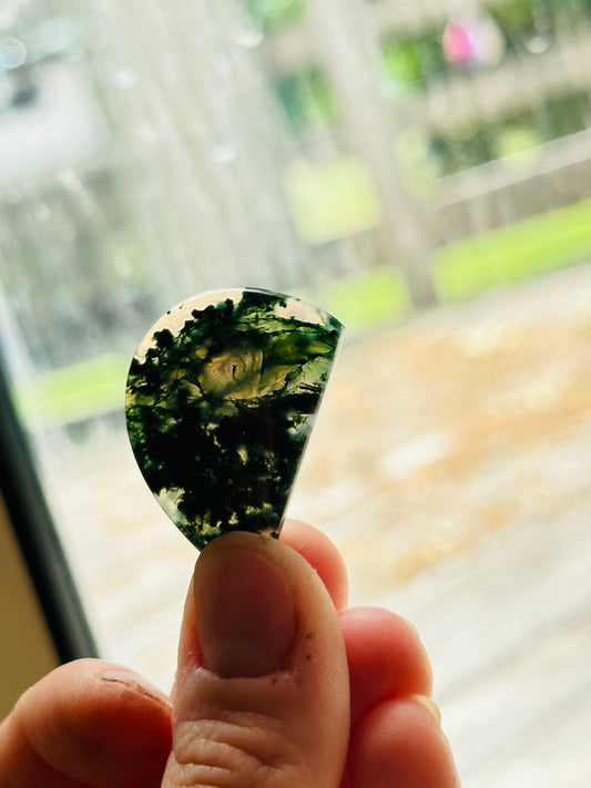 Moss Agate Cabochon