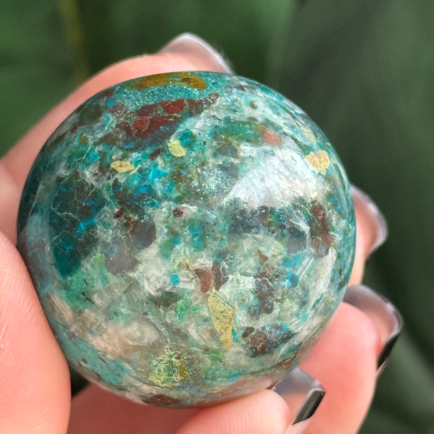 Chrysocolla Sphere