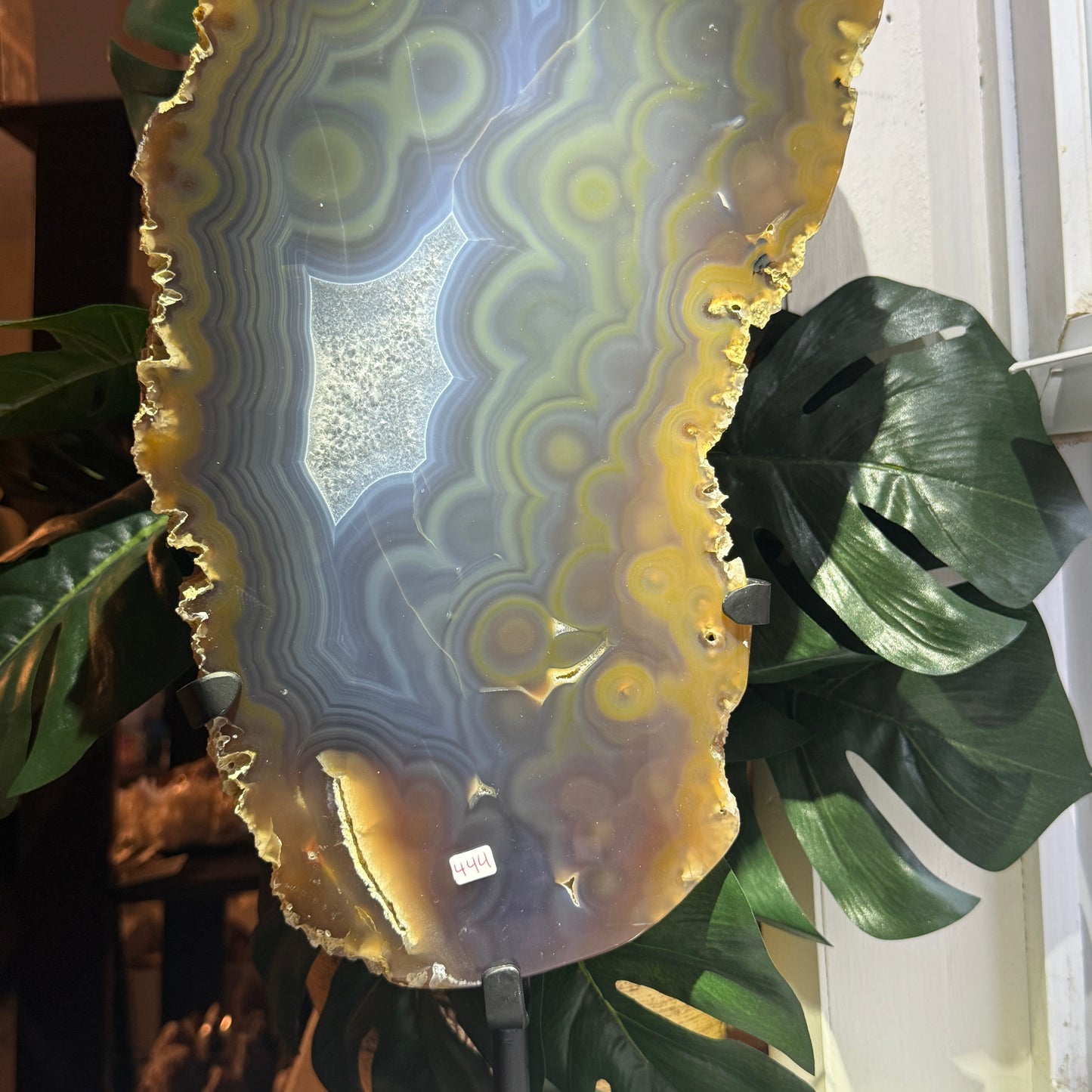 Agate on Stand - XL Statement Piece 14lbs
