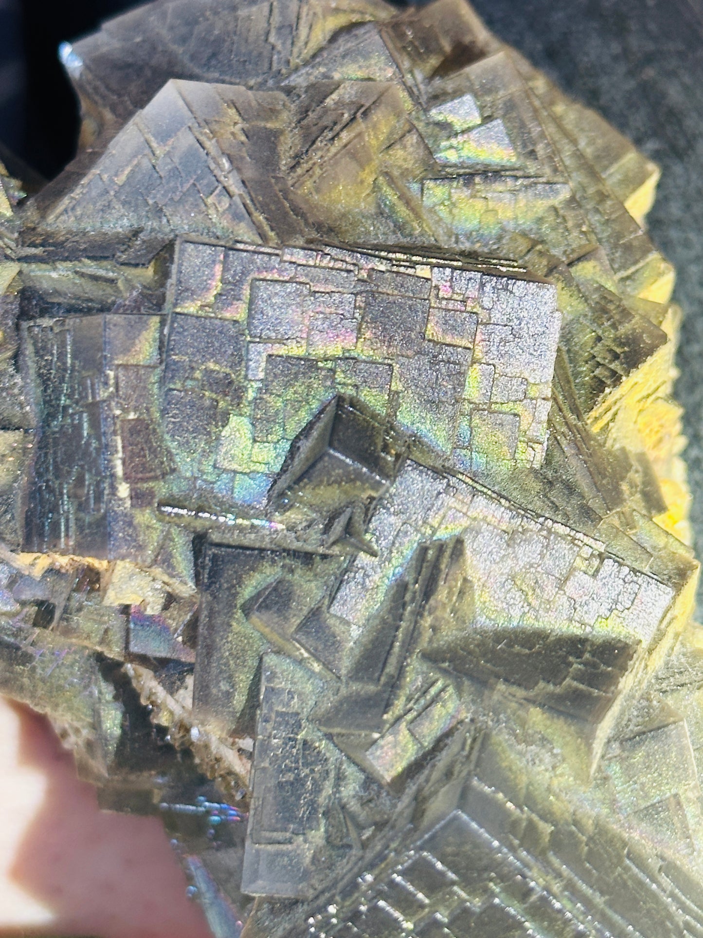 Natural Iridescent Fluorite