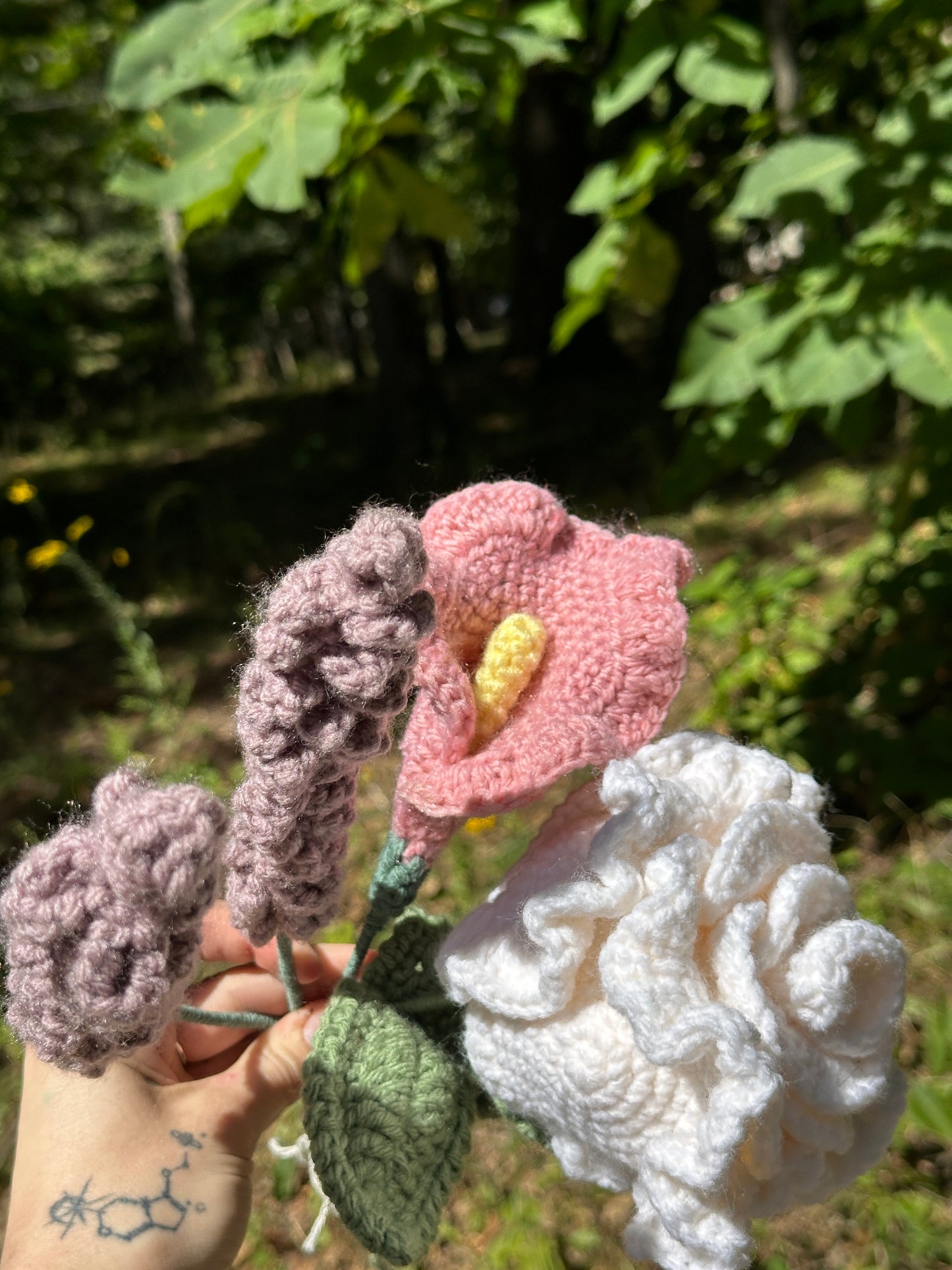 Crochet Flower Bundle