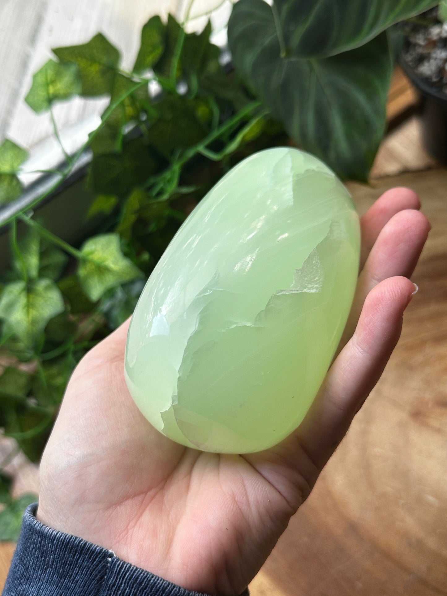 Green Calcite Polished Freeform