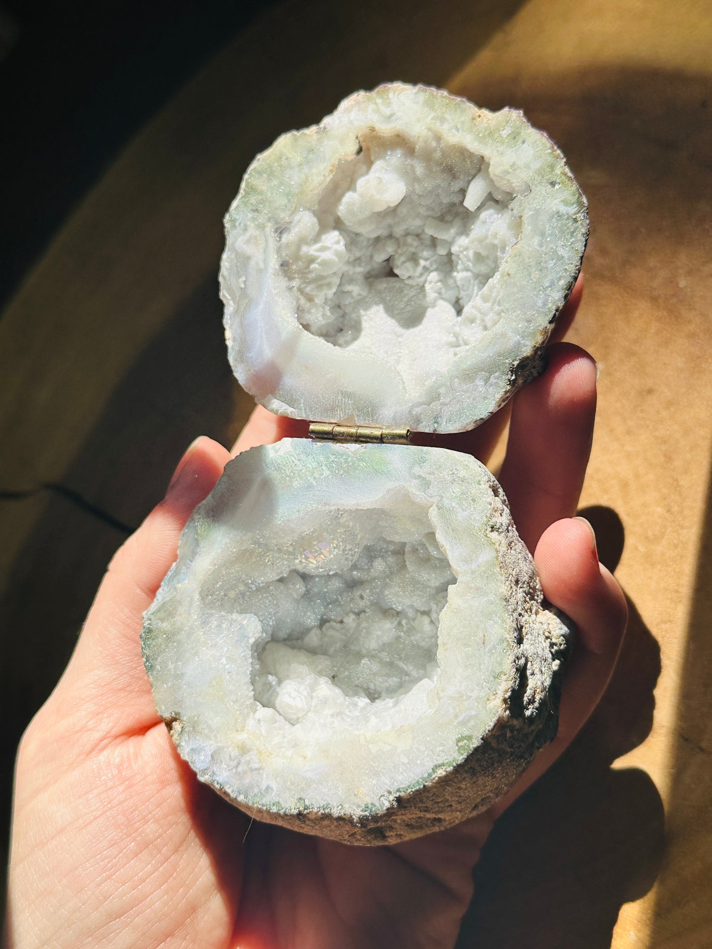 Aura Quartz Geode Box