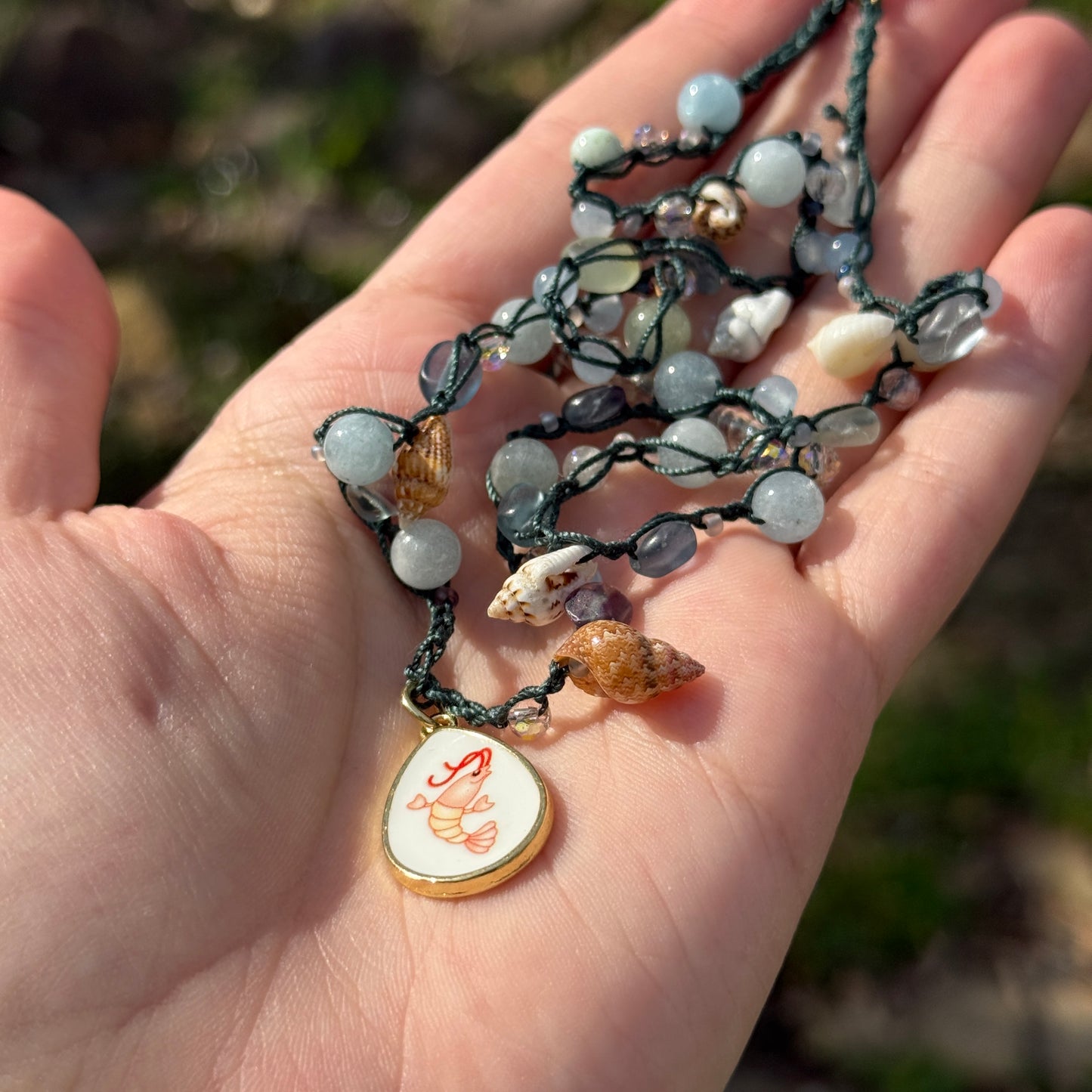Shrimpy’ Crochet Necklace