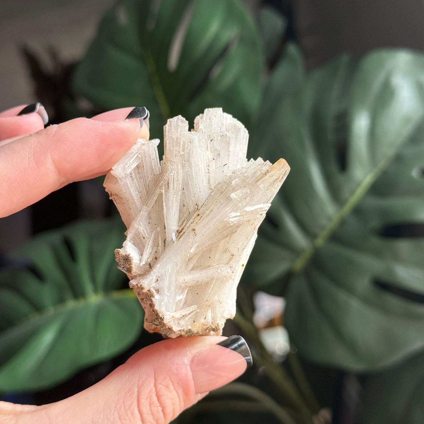 Scolecite on Stilbite Specimen