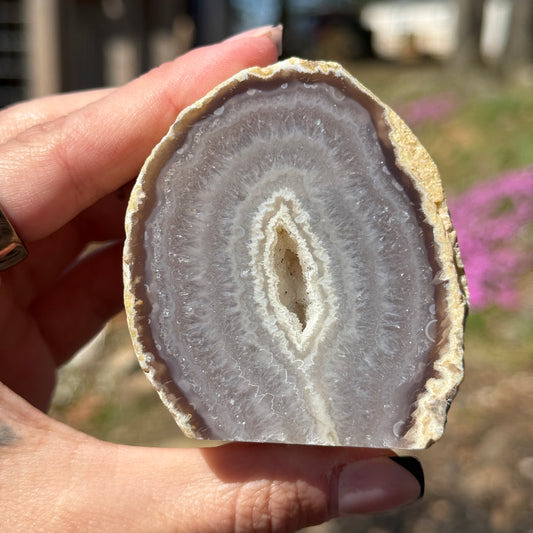 Druzy Agate Cut Base