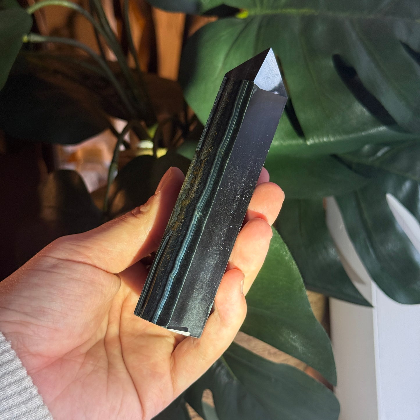 Blue Tigers Eye Tower