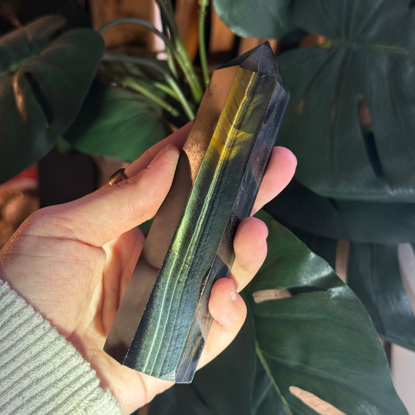 Blue Tigers Eye Tower