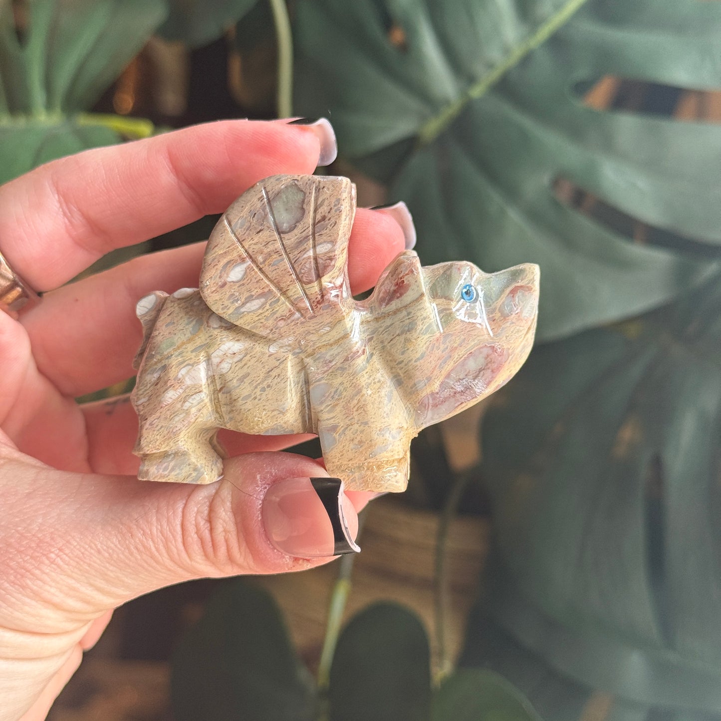 Flying Pig Soap Stone Carving C