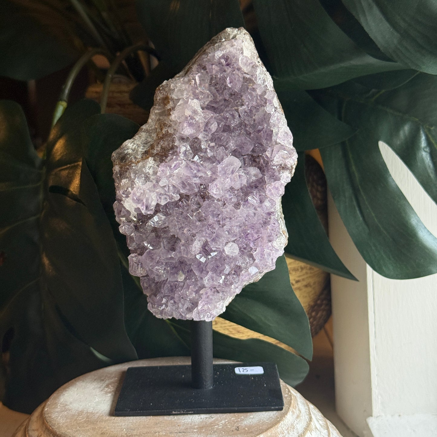 Amethyst on Metal Base