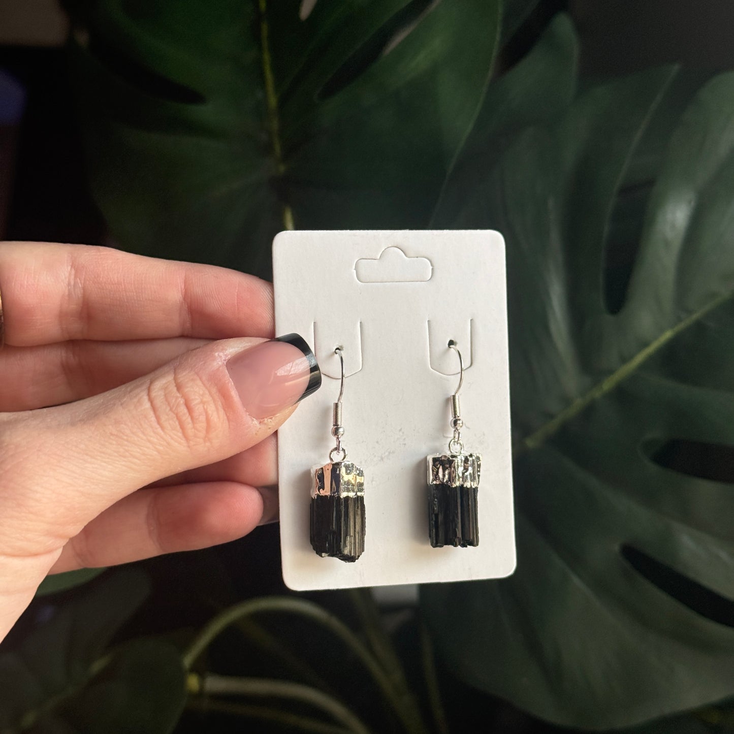 Black Tourmaline Earrings