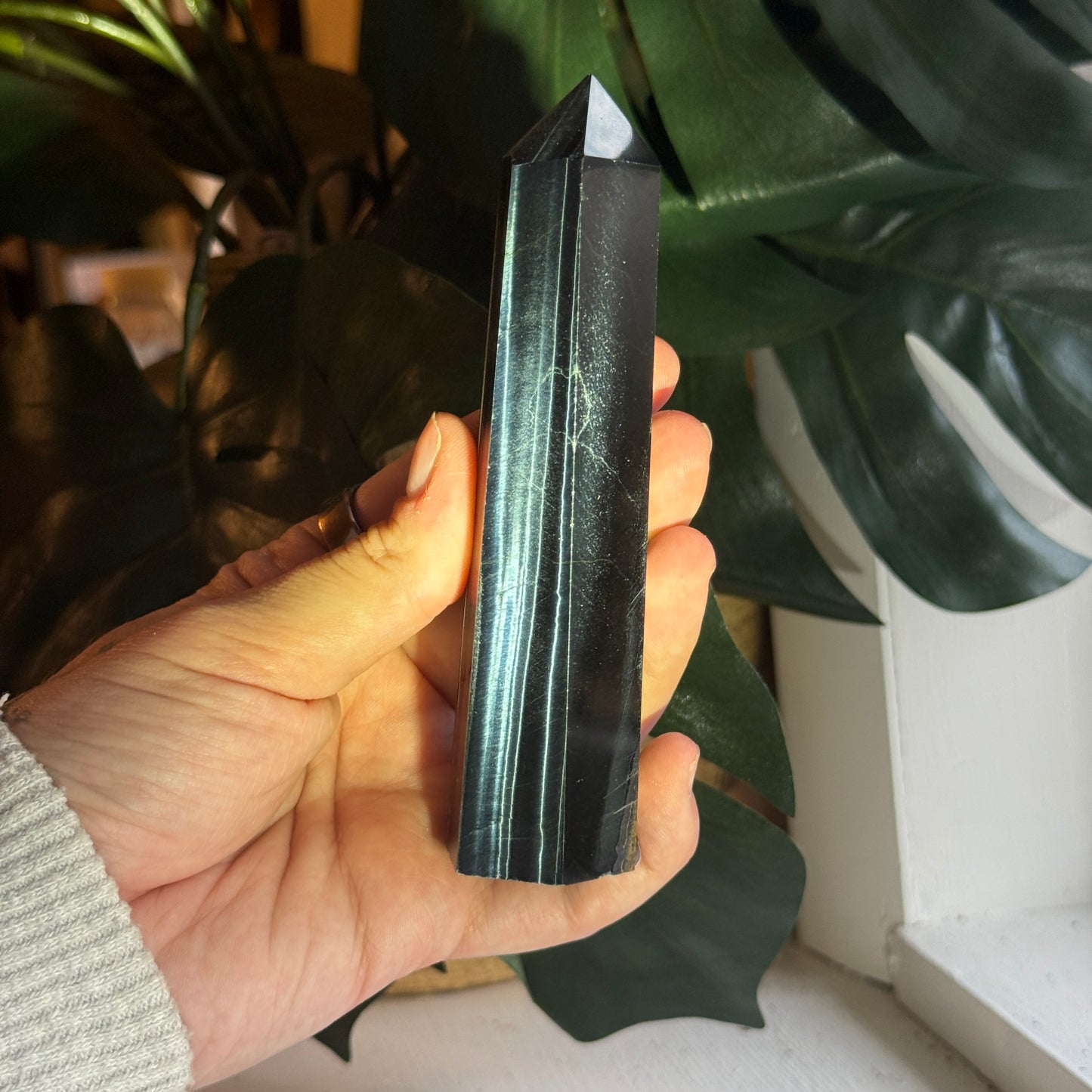 Blue Tigers Eye Tower