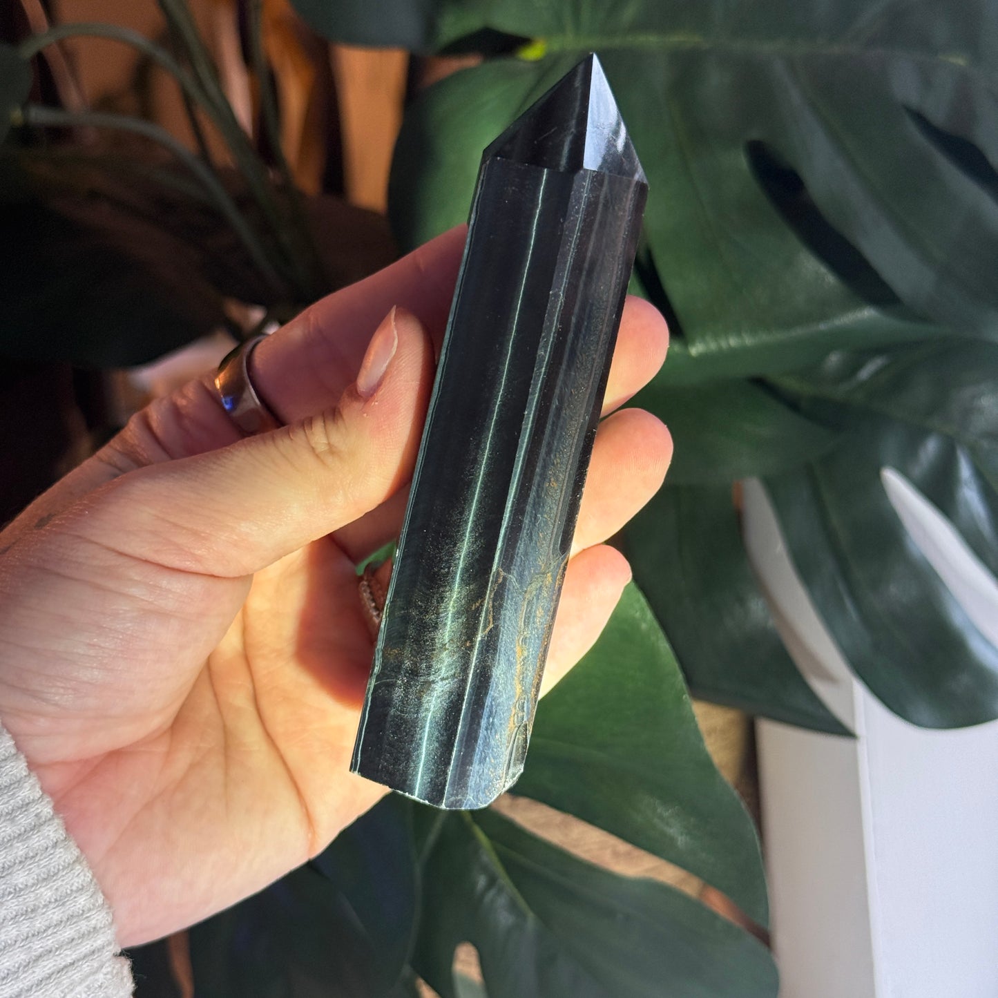 Blue Tigers Eye Tower