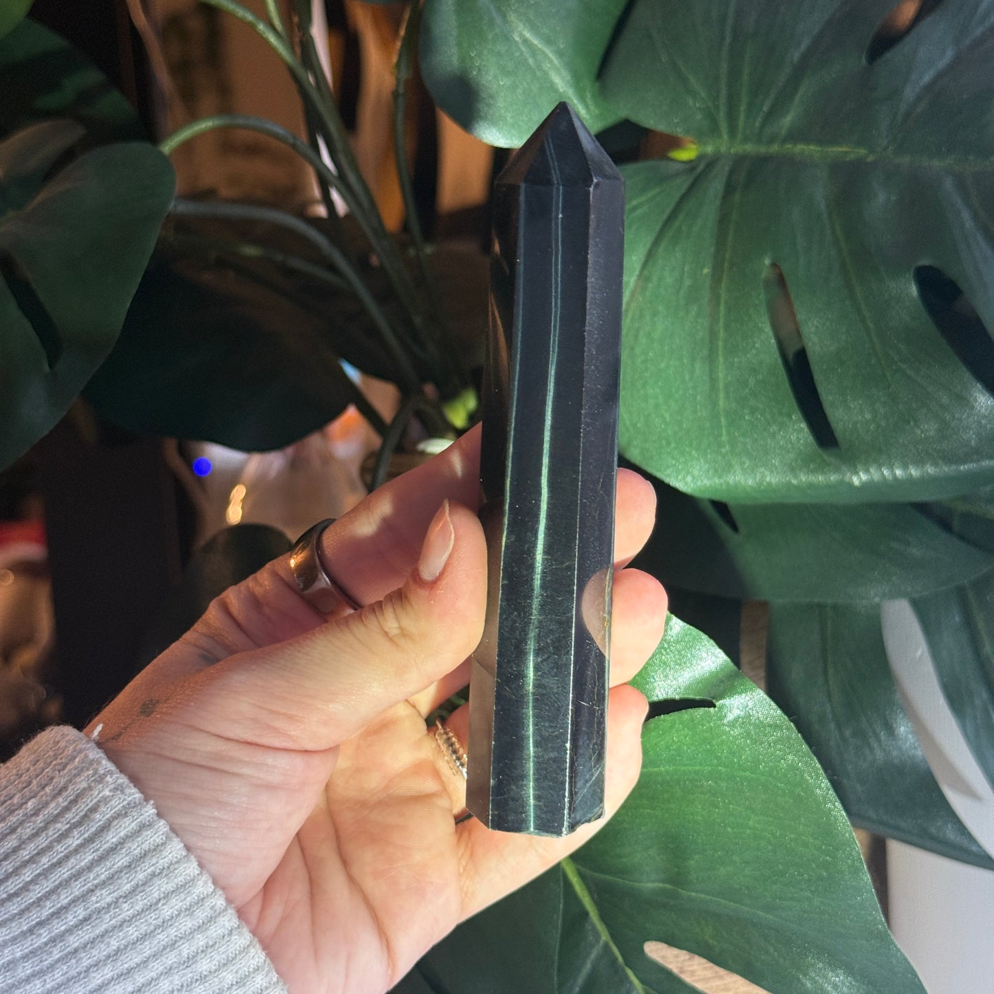 Blue Tigers Eye Tower