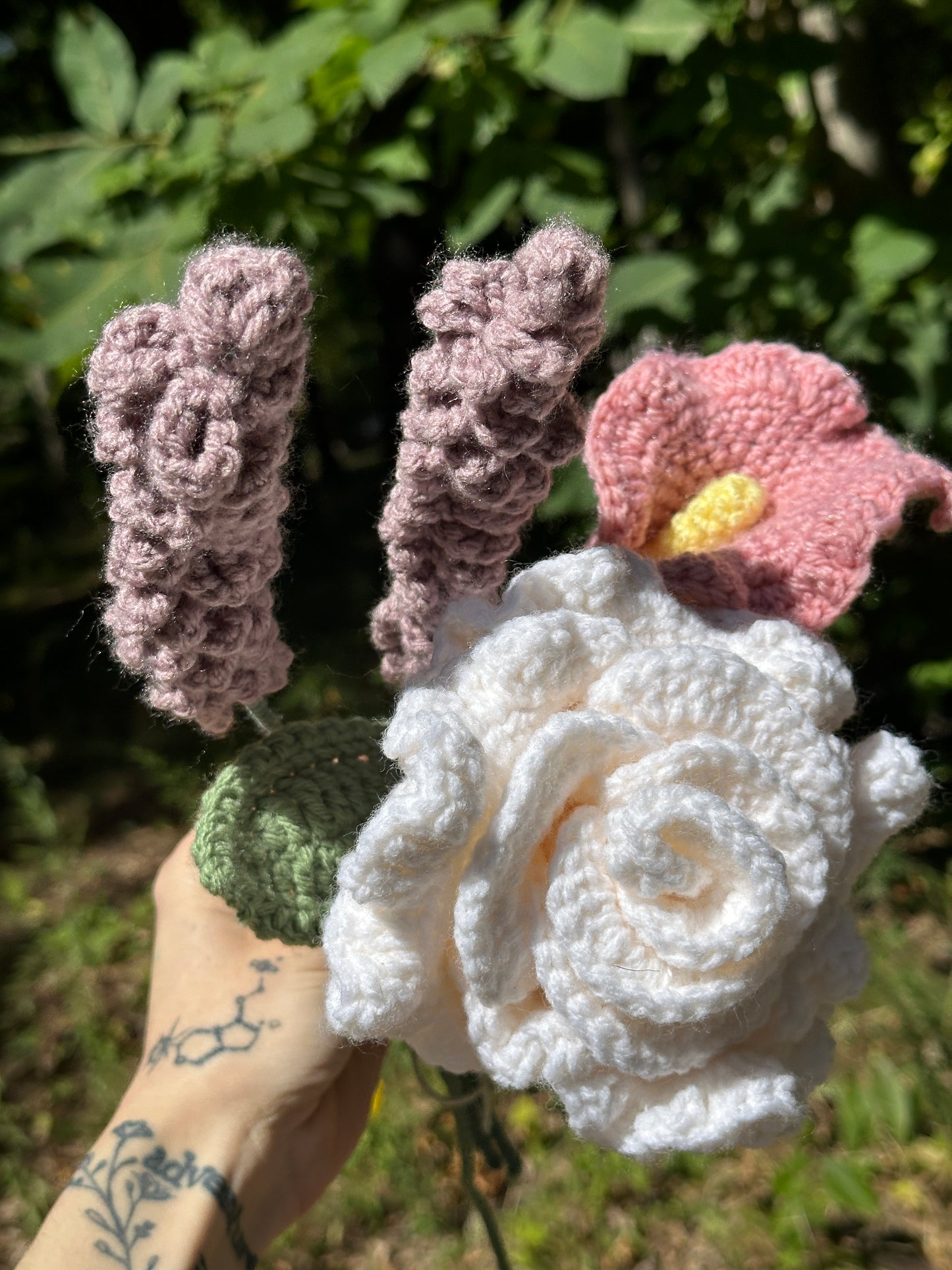 Crochet Flower Bundle