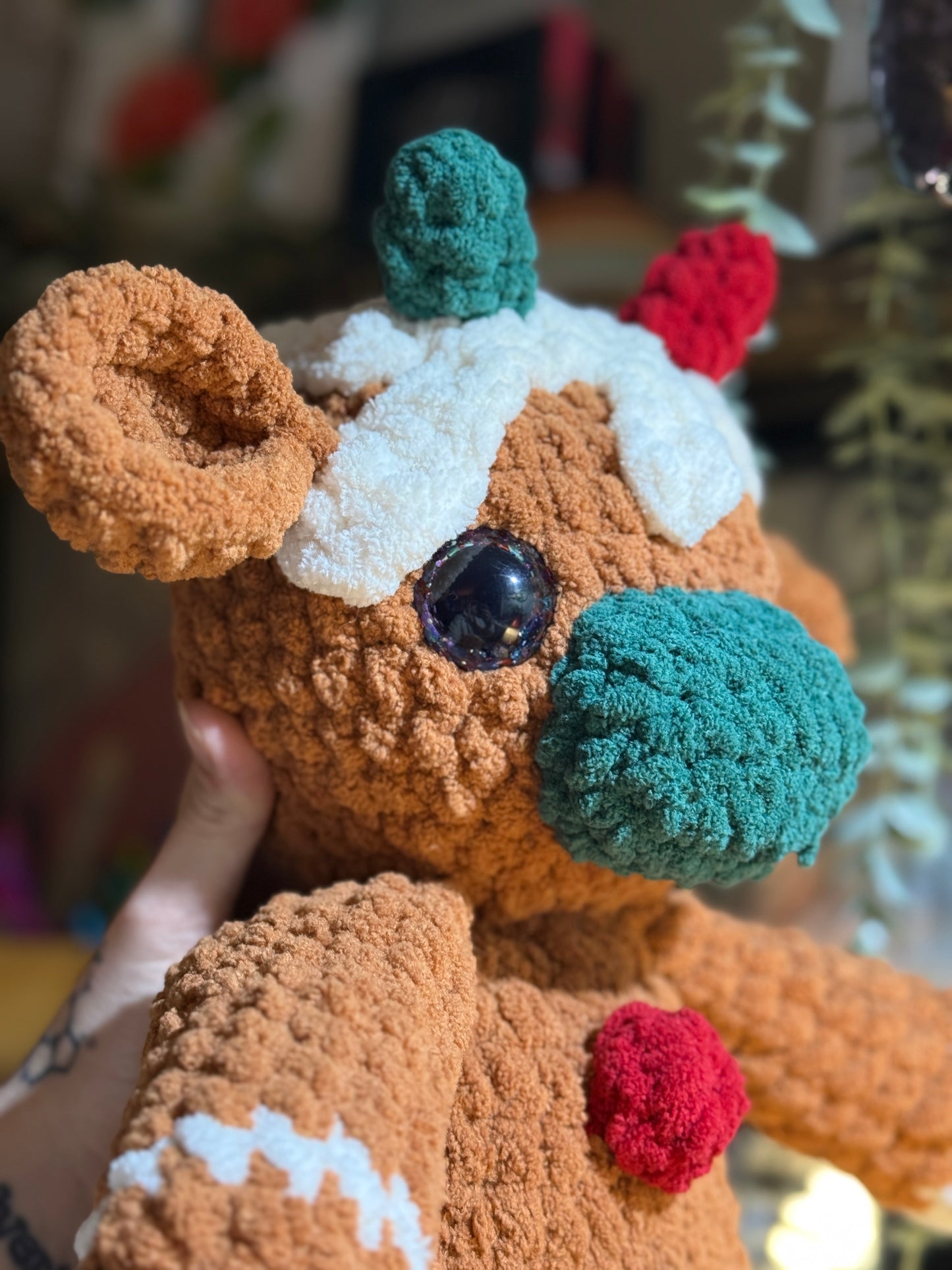 Gingerbread Crochet Cow