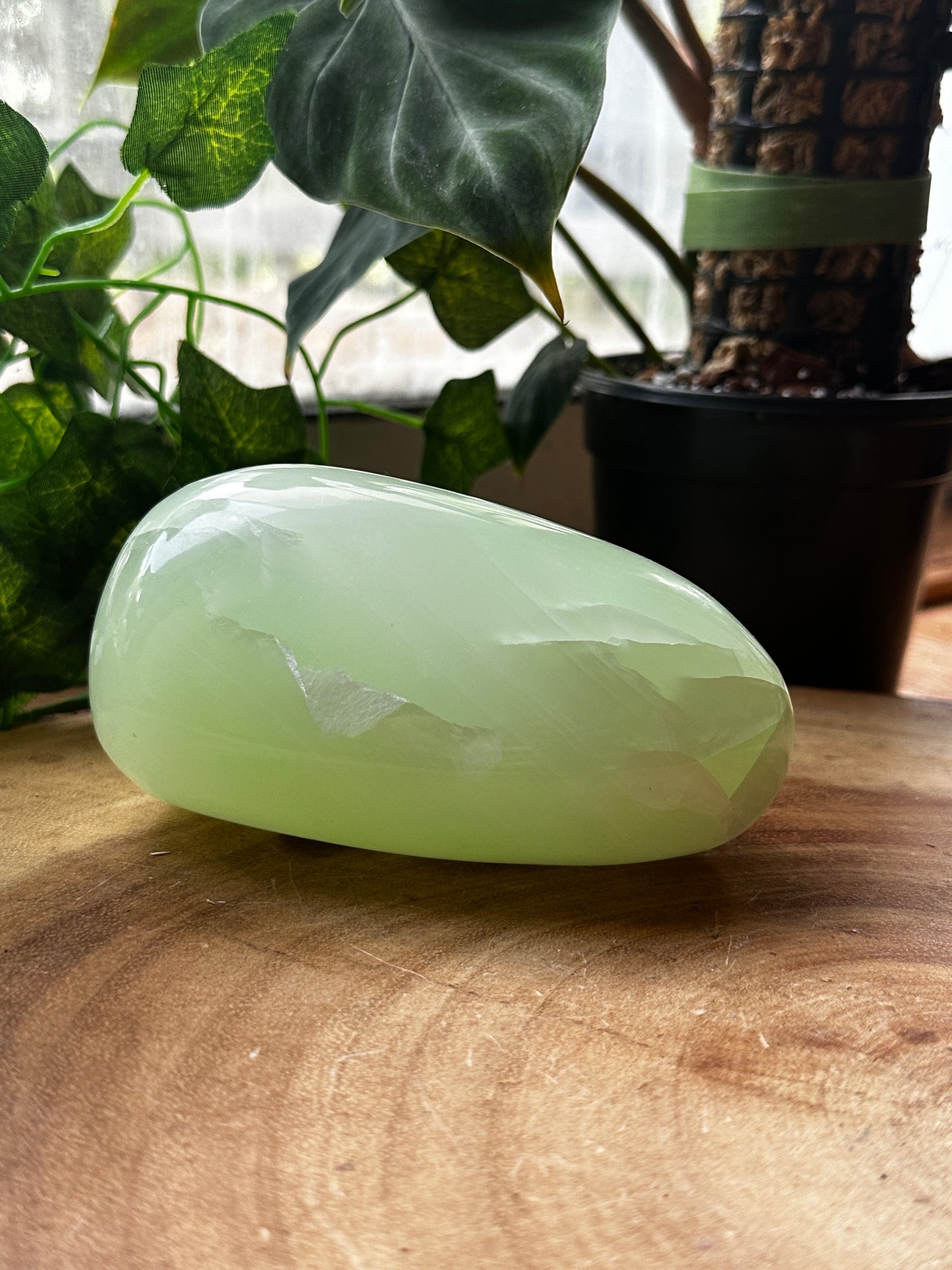 Green Calcite Polished Freeform