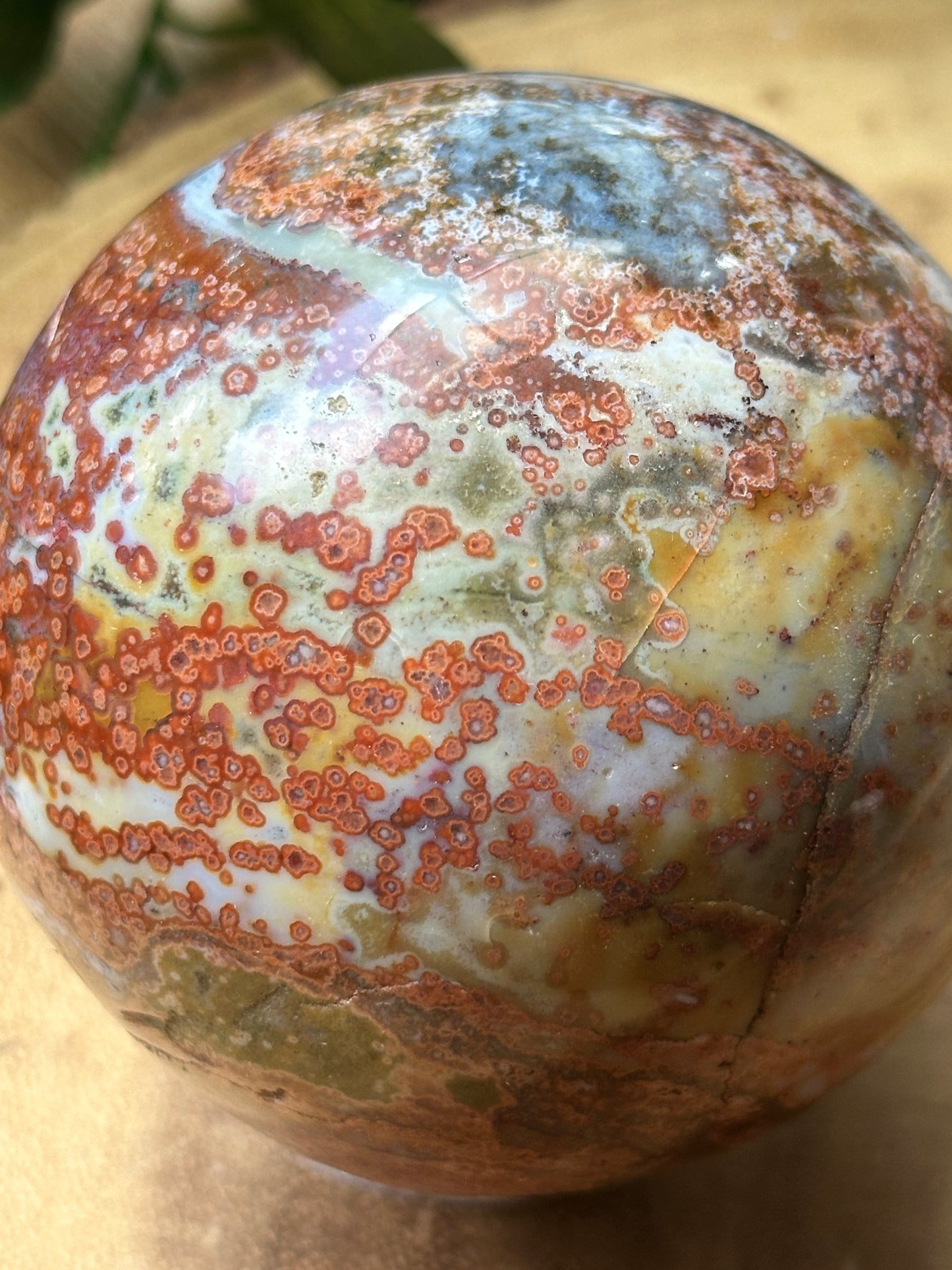 Ocean Jasper Sphere