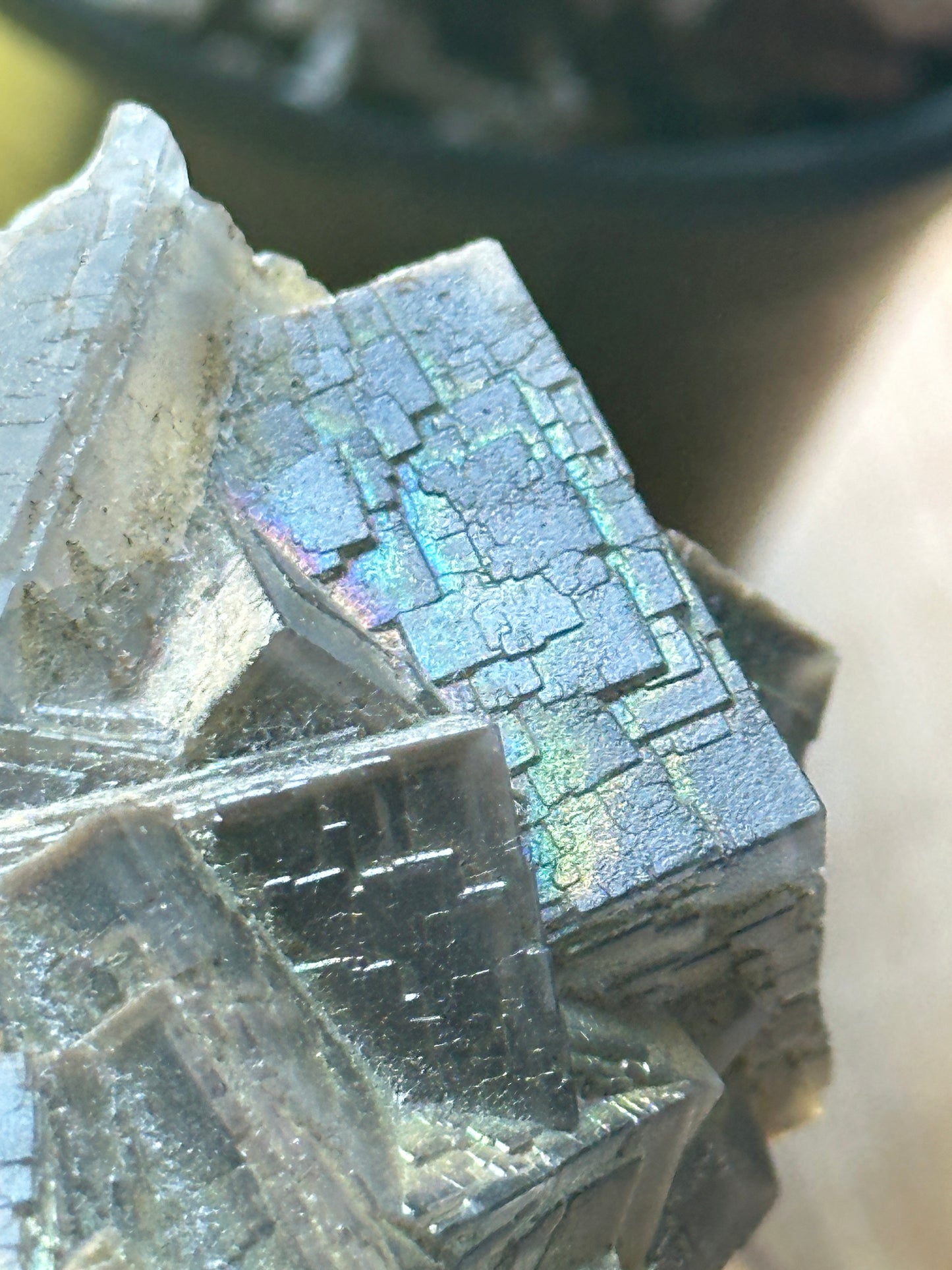 Natural Iridescent Fluorite