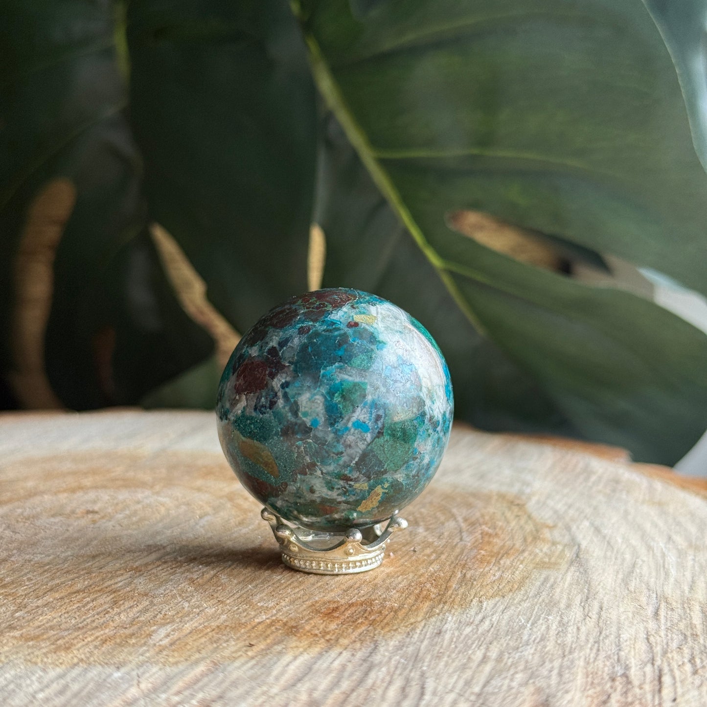 Chrysocolla Sphere