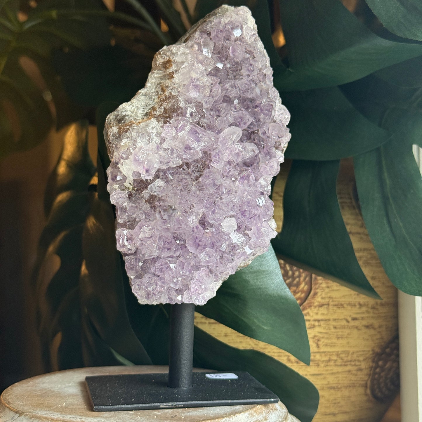Amethyst on Metal Base
