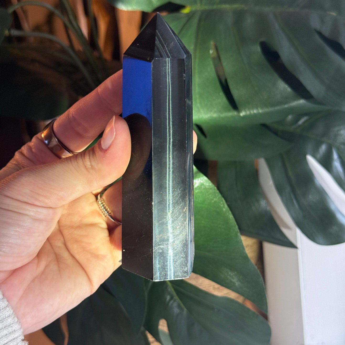 Blue Tigers Eye Tower