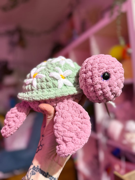 Flower Crochet Turtle