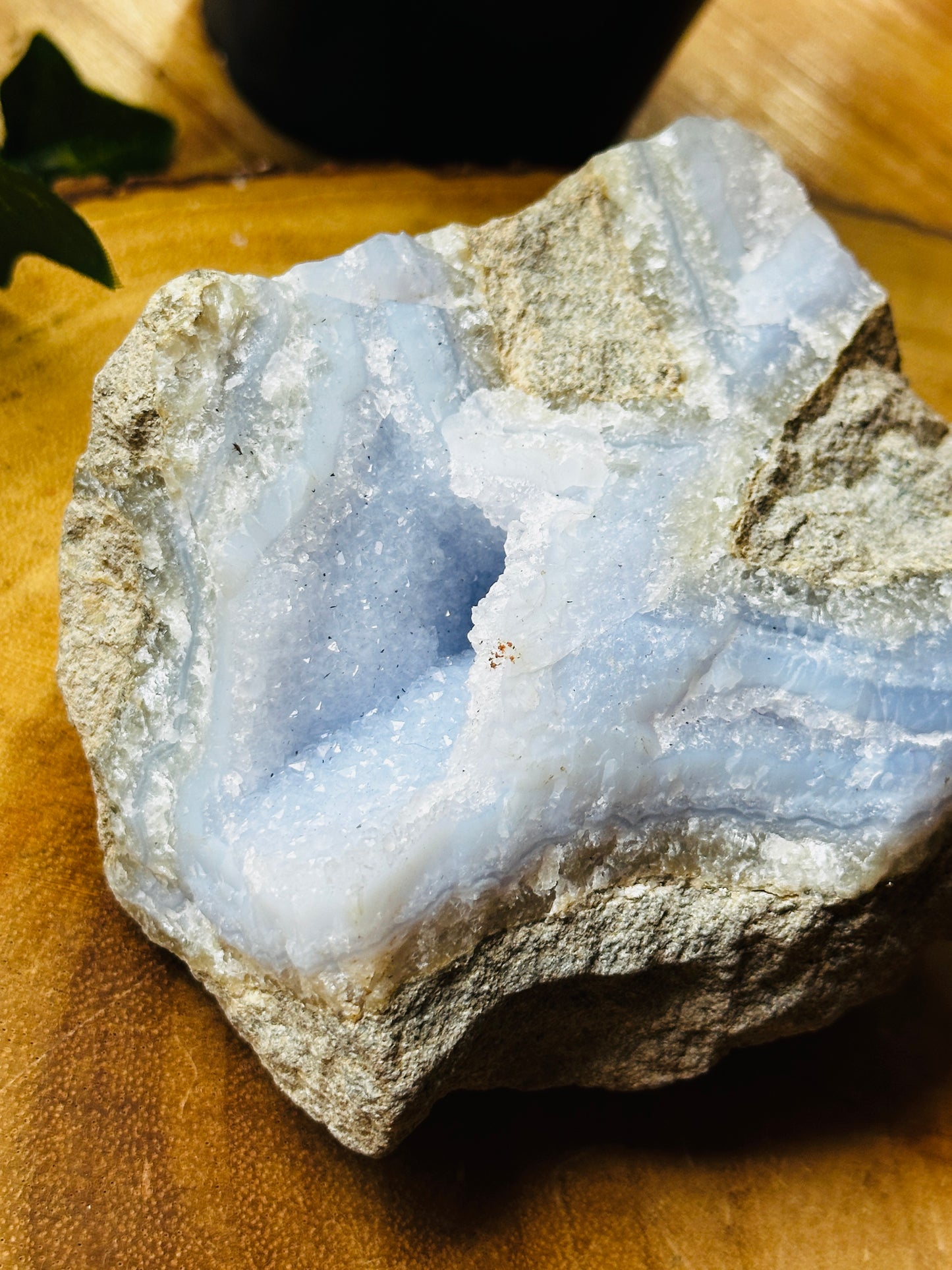 Blue Lace Agate, Raw