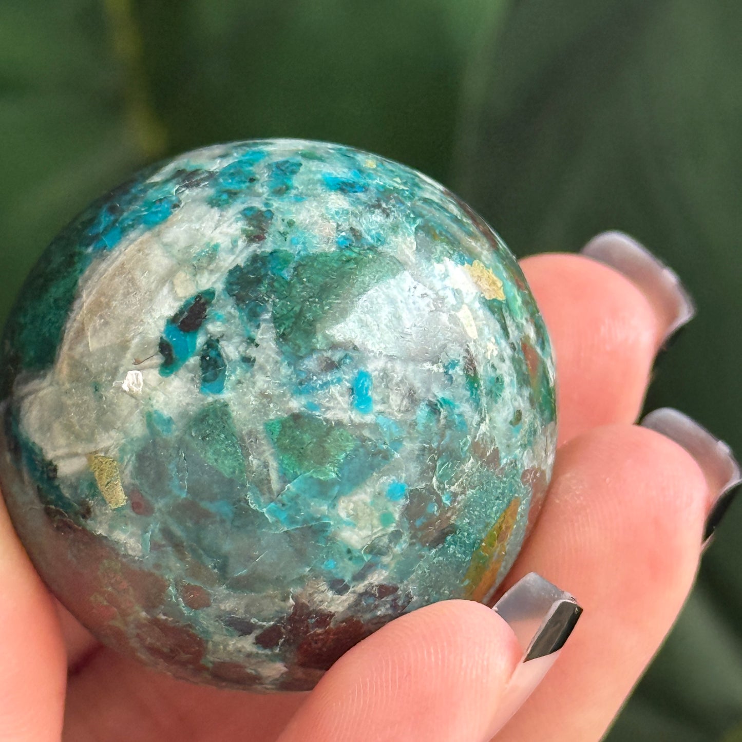 Chrysocolla Sphere