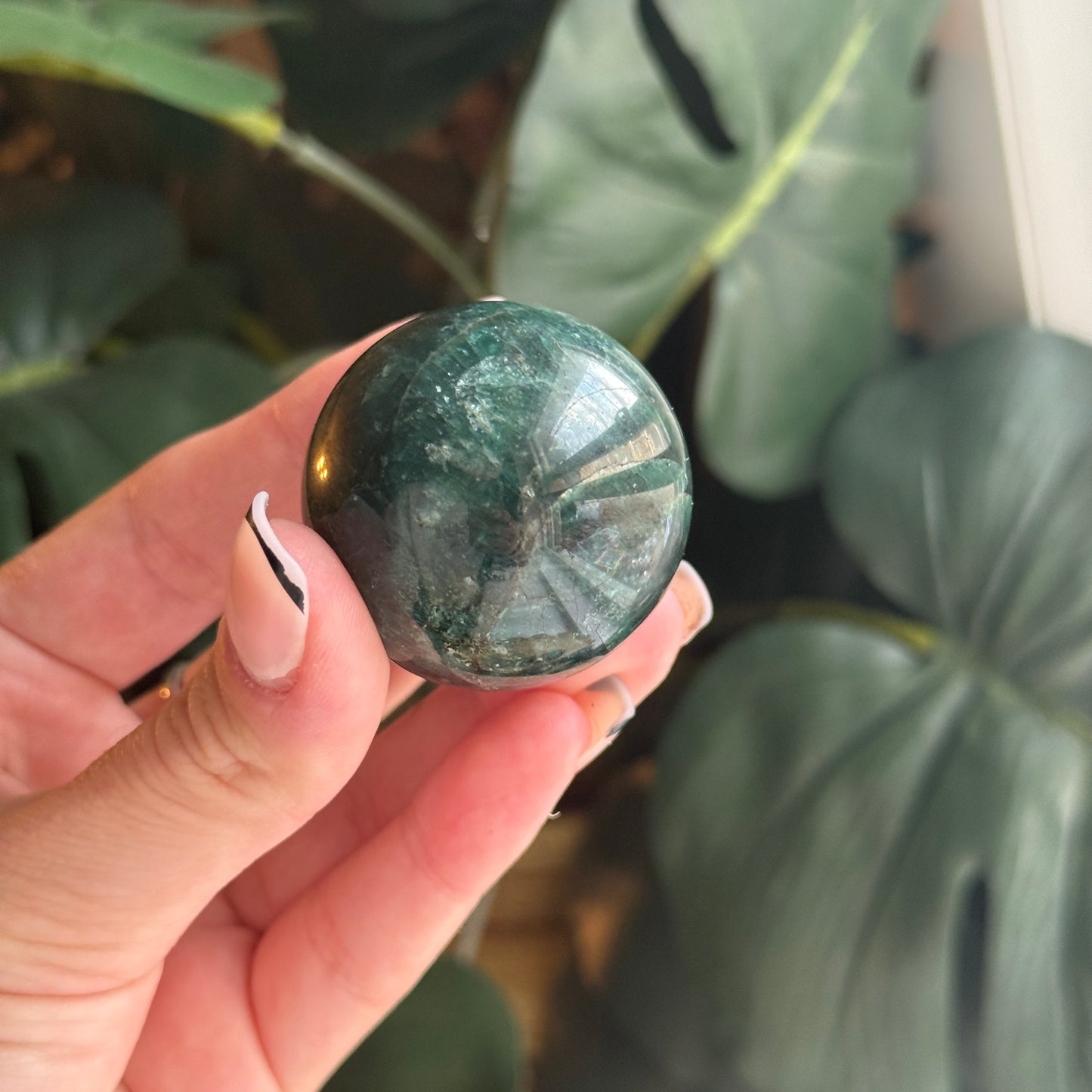 Blue Apatite Sphere