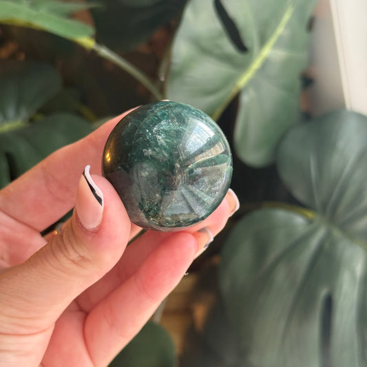 Blue Apatite Sphere